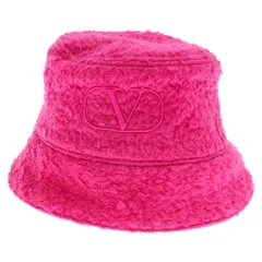 VALENTINO (ヴァレンチノ) V Logo Embroidered Bucket Hat Vロゴ刺繍 バケットハット 帽子 ピンク 1Y0HGA32DMQのサムネイル