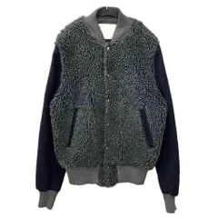 sacai サカイ　スタジアムジャンパー　袖レザー　黒＋ネイビー sacaiのフリマアイテム一覧