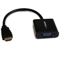 【新品・2営業日で発送】STARTECH.COM HDMI to VGA Adapter Converter for Desktop PC ／ Laptop ／ Ultrabook - 1920x1080(HD2VGAE2)