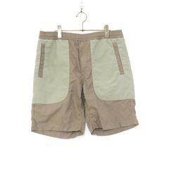 【中古A】THE NORTH FACE PURPLE LABEL ザノースフェイスパープルレーベル 30 M メンズ ショートパンツ MOUNTAIN WIND SHORTS NT4907N カーキ ナイロン 中古A 古着