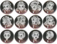 【中古】バッジ・ビンズ 全12種セット 全表情設定57mm缶バッジ 「劇場版 鬼滅の刃 無限列車編 上映四周年記念 炎柱・煉獄杏寿郎カフェ×ufotable Cafe×マチ★アソビCAFE×ufotable DINING×ufotable CINEMA」 お楽