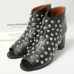 新品未使用❗️箱付き　ジュンヤワタナベ　スタッズブーツ　24センチ JUNYA WATANABE MAN - JUNYA WATANABE MAN PINK 02aw STUDDED