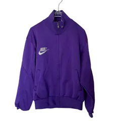 90s☆古着【NIKEナイキ 刺繍ロゴ】トラックジャケット ジャージ メンズXL 90's NIKE ナイキ トラックジャケット ジャージ 白タグ XL