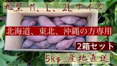 北海道、東北、沖縄の方専用　なると金時　丸型　M,L,２Lサイズ10㎏（5kg×２）