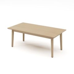 【 GARAGE / ガラージ 】 天然木 オーク ローテーブル ソファーテーブル 組立品 木目 幅120×奥行60×高さ44cm  クランプ製品取り付け可能（ テーブル ソファテーブル 机 デスク 長方形  木製 作業台 作業机 リビング ）