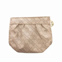ゲラルディーニ GHERARDINI ソフティ ポーチ インバッグ 総柄 ゴールド金具 ベージュ /FFのサムネイル
