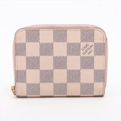 LOUIS VUITTON ルイ・ヴィトン ダミエ・アズール ジッピー･コインパース コインケース 小銭入れ N60229 アイボリー × ローズバレリーヌ フランス製