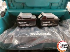 ●【未使用品】マキタ makita A-61226 パワーソースキット 2口急速充電器・バッテリ(18V/6.0Ah)×2・ケース付