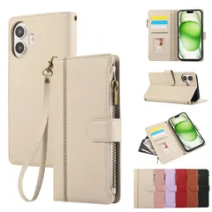 【在庫処分】ケース 手帳型 小銭入れ ファスナー型 iPhone16 16 ケース アイフォン16 携帯カバー iPhone 16 ケース コインポケット カード収納 財布型 iPhone アイフォン 16 カバー iPhone 16 ケース スタンド機能 マ