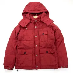 OUTDOOR PRODUCTS ☆ フード着脱◎ 大人めカラー♪ エンジ ダウンジャケット ダウンパーカー M タウンユース アウトドアプロダクツ■S1061のサムネイル
