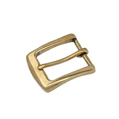 真鍮・アンチック [KOKUNGKUAN] ベルトバックル メンズ 真鍮ブラス 巾40㎜ ゴールド 交換用美錠