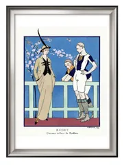 ジョルジュ・バルビエ、阿片商人宅にて、希少な額装用画集画、新品額装付 2025年最新】ジョルジュ・バルビエの人気アイテム - メルカリ
