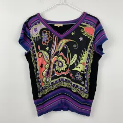 【美品】エトロ ETRO　ニット　モヘヤ混　ペイズリー　タートル　薄手 2025年最新】Etro レディース ニット・セーターの人気アイテム