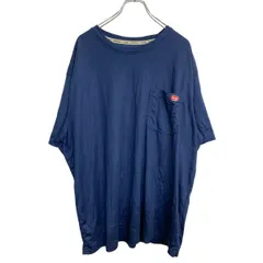 Wrangler 半袖 ポケット Tシャツ 3XLサイズ ラングラー ワークウェア ビッグサイズ ネイビー 古着卸 アメリカ仕入 t2407-4232