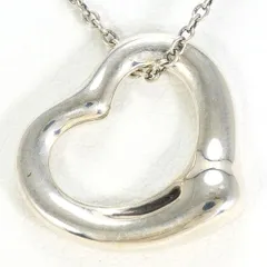 ティファニー　オープンハート　シルバー　ネックレス　necklace　総重量約3.3g　約41cm