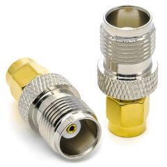 特価商品 2個 SMA TNC 同軸アダプタ、SMA オス - TNC メス アダプタ、低損失 TNC - SMA 同軸ケーブル コネクタ、WiFi ラジオ、LTE アンテナ ルーター、アンテナ用