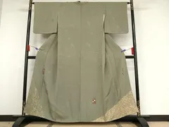 平和屋着物○友禅作家の巨匠 浅井青仁 訪問着 短冊草花文