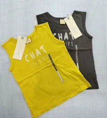 【タグ付き新品】【まとめ売り 男の子】イッツインターナショナル I.T.S.internatioal タンクトップ 2枚セット 子供服 中古