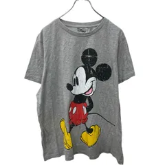 Disney 半袖 キャラクター プリントTシャツ XL ライトグレー ディズニー 古着卸 アメリカ仕入 a704-5748