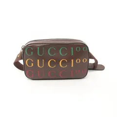 【超美品】グッチ　ベルトバッグ GUCCI 100周年記念 ボディバック　レザー 楽天市場】【新品・未使用品】グッチ GUCCI カーフ レザー 100