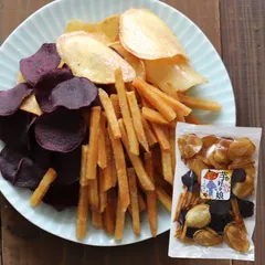 大地の生菓 3種類のさつまいもチップス 芋好き娘 230g 九州産 いもけんぴ 野菜チップス お菓子 芋チップス 業務用 大容量 送料無料 ギフト プレゼント