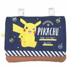 Pokémon ポケモン　ピカチュウ　デニム調　マルチポケット