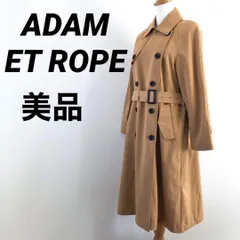 【美品】ADAM ET ROPE　アダムエロペ　トレンチコート　ロング　ベージュ