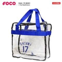 新品・公式】ドジャース 大谷翔平 クリアバッグ ファスナー付 30×30cm