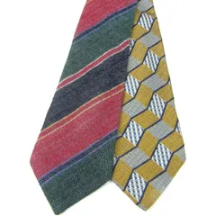 ジバンシイ ネクタイ ブランド 2点セット カシミヤ混等  まとめ売り まとめて メンズ 【中古】