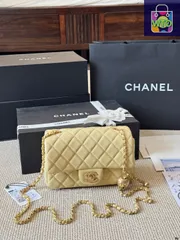 【今日特価】Chanel シャネル ゴールドボールスクエアファット チェーン調節可能で人間的-WTO輸入2