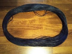 なめし皮ひも　長さ１00m 　(断面1mm径の円形）