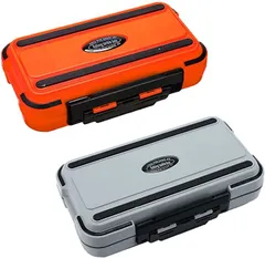 EXDUCT ルアーケース タックルボックス 道具箱 バケットマウス タックルバッカン 釣り具 タックルケース( オレンジ+白)