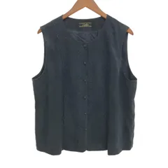 良好 LEILIAN レリアン  ノースリーブジャケット サイズ:17  ブラック  レディース ベスト　240001133680