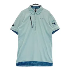 サイズ：M OAKLEY オークリー 434182JP 半袖ポロシャツ スカル刺繍  グリーン系 [240101451599] ゴルフウェア メンズ ストスト