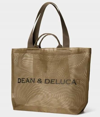 2024限定 DEAN&DELUCA ディーンアンドデルーカ メッシュトートバッグ ゴールド Lサイズ