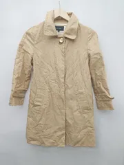 ◇ MACPHEE マカフィー トゥモローランド ステンカラー シンプル 長袖 コート サイズ38 ベージュ レディース P  【1310020008658】