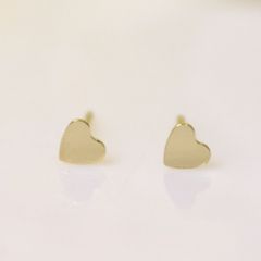 14KGF ハート シンプル ピアス