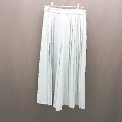 ◇ ⊂ Reflect リフレクト ウエストゴム プリーツ ガウチョパンツ サイズ7 グリーン系 レディース E  【1412090010422】