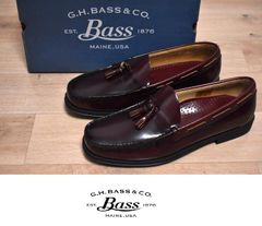 新品 G.H.BASS タッセル ローファー US10.5 28.5cm BA11715 ブラウン LOAFER Weejuns