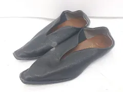 ◇ SESTO セスト ポインテッドトゥ Vカット パンプス シューズ サイズ25.0 ブラック レディース E  【1303140004860】