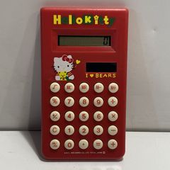 ジャンク品】サンリオ ハローキティ Canon 電卓 1976 昭和レトロ