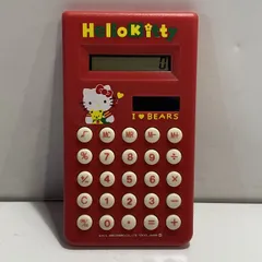 【当時物】ハローキティ　電卓　平成レトロ 平成レトロ ハローキティ オリジナルダイカット 電卓 ピンク