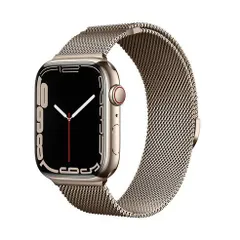 アップルウォッチバンド（Apple Watchバンド）ミラネーゼループマグネットバンド【レトロゴールド】38mm/40mm/41mm/42mm/44mm/45mm/46mm/49mm対応 [BELTIES]