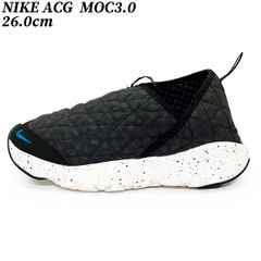 NIKE スニーカー ナイキ ACG モック ３．０ グレー 26.0cm NIKE ACG MOC 3.0 DD1910-001 スリッポン キルティング 厚底 中古品 ユーズド 匿名配送 アメリカ ブランド 日本国内流通の正規品です カジュアル 年代 復刻