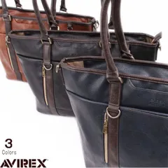 ヴィンテージ風2wayトートバッグ クロ コン キャメル AVIREX アビレックス LARGA ラルガ 手提げバッグ ビジネストート トートバッグ とーとばっぐ 営業 出張 お出かけ カバン 鞄 かばん バック 男性 女性 メンズ レディース 送料無料 【Q