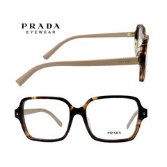 【PRADA】 プラダ　メガネフレーム　PR A02VF　07R-1O1　ハバナ　フルフィットモデル　国内正規品