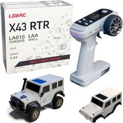RCトラック LEDライト付き クローラー 1/18トラック 6X6 オレンジ