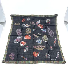 GIVENCHY　ジバンシィ ハンカチ　スカーフ　カラフル　ブラック　モダン　プリント　コットン