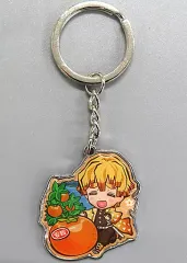 【中古】雑貨 我妻 善逸(みかん) メタルキーホルダー 「鬼滅の刃」 愛媛限定