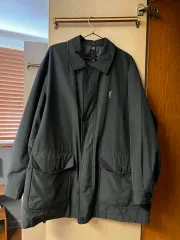 YSL イヴサンローラン ヴィンテージ ジャケット S ブラック イヴ サンローラン 1990's ヴィンテージ YSLロゴ 中綿ジャケット